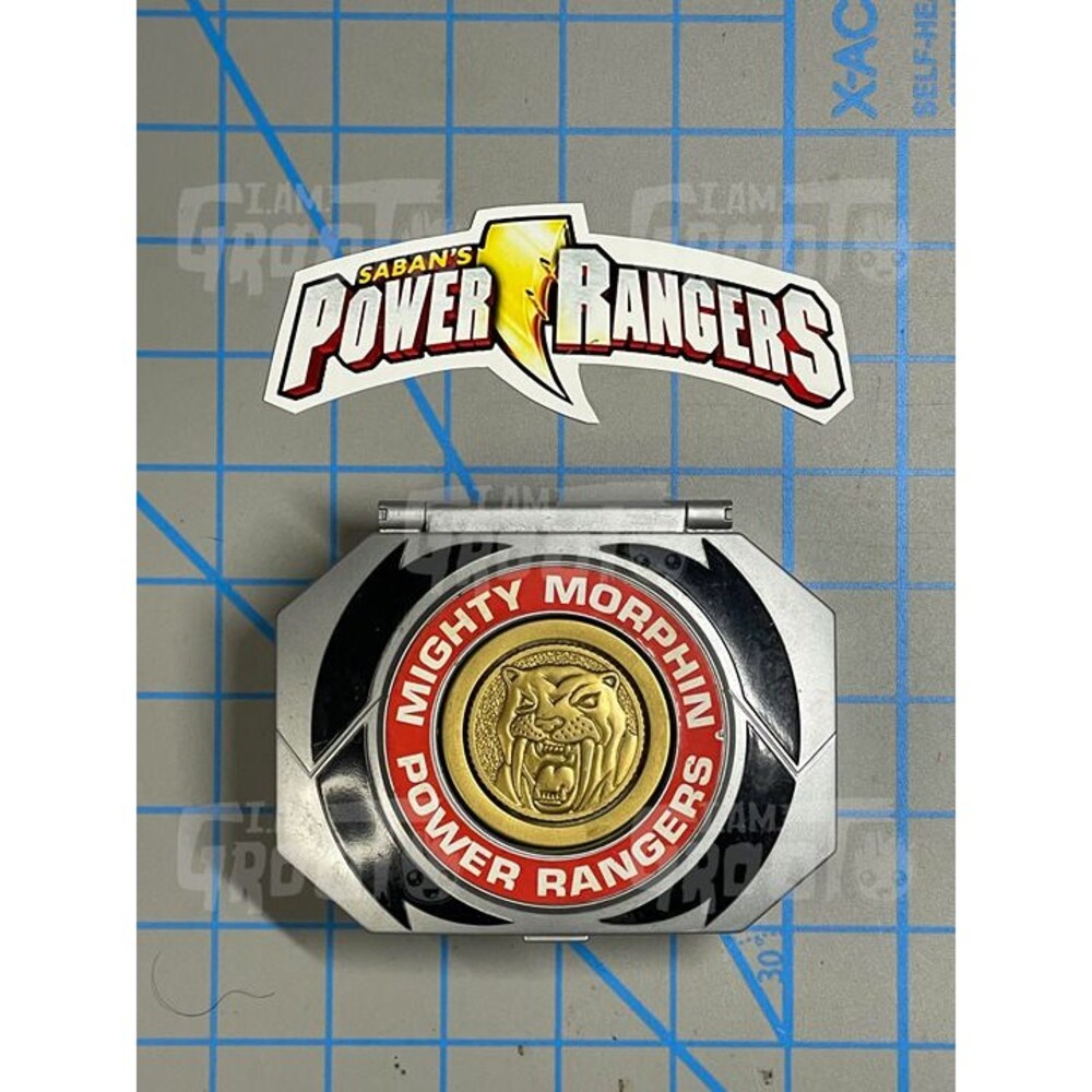 Power Rangers Micro Morphin Playset Yellow Ranger Sabertooth Tiger Vintage Trini